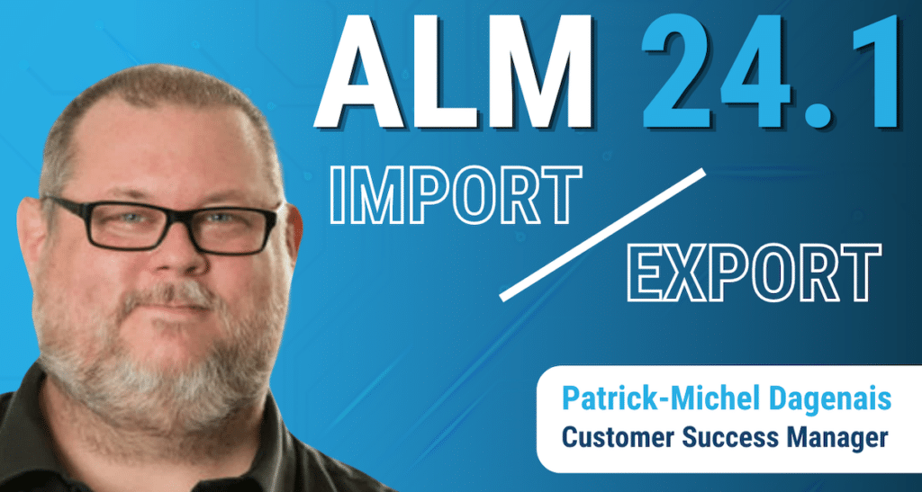 Import - Export ALM 24.1